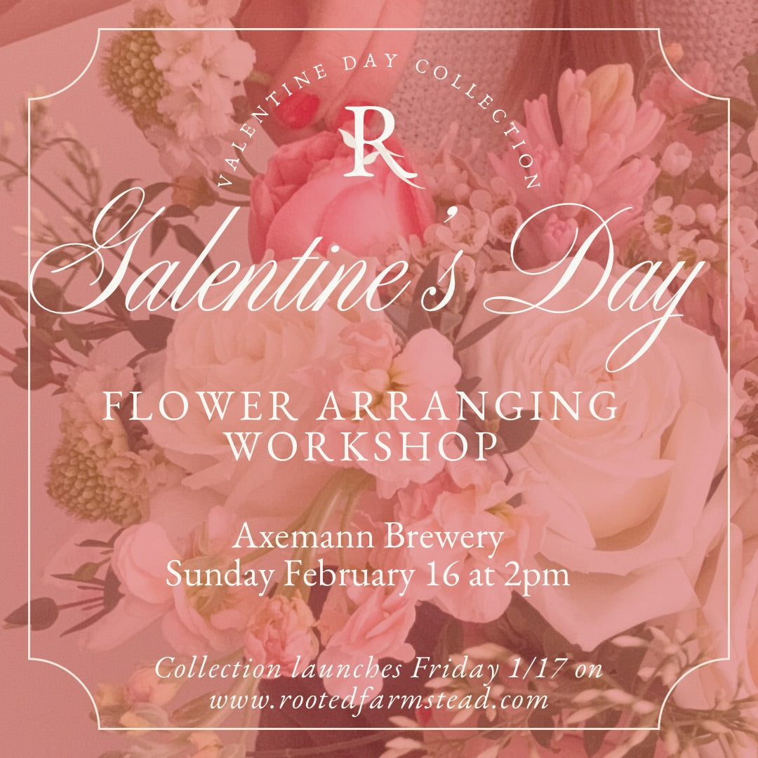 Galentine's Day Flower Arranging Workshop at Axemann